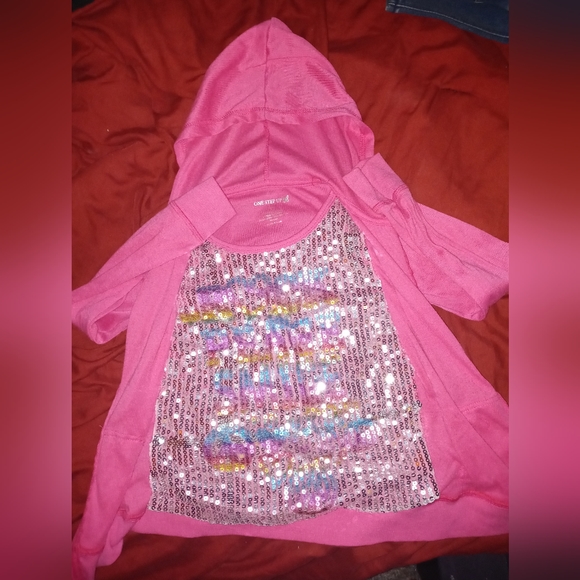 Girls one step up jacket and shirt in one sewn together size 6 x - Picture 1 of 4